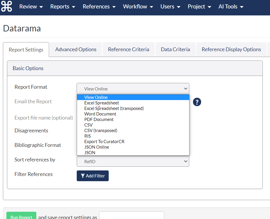 Datarama_Export_Options.png